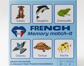 French Memory Match-it