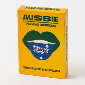 Cartas de juego en jerga australiana