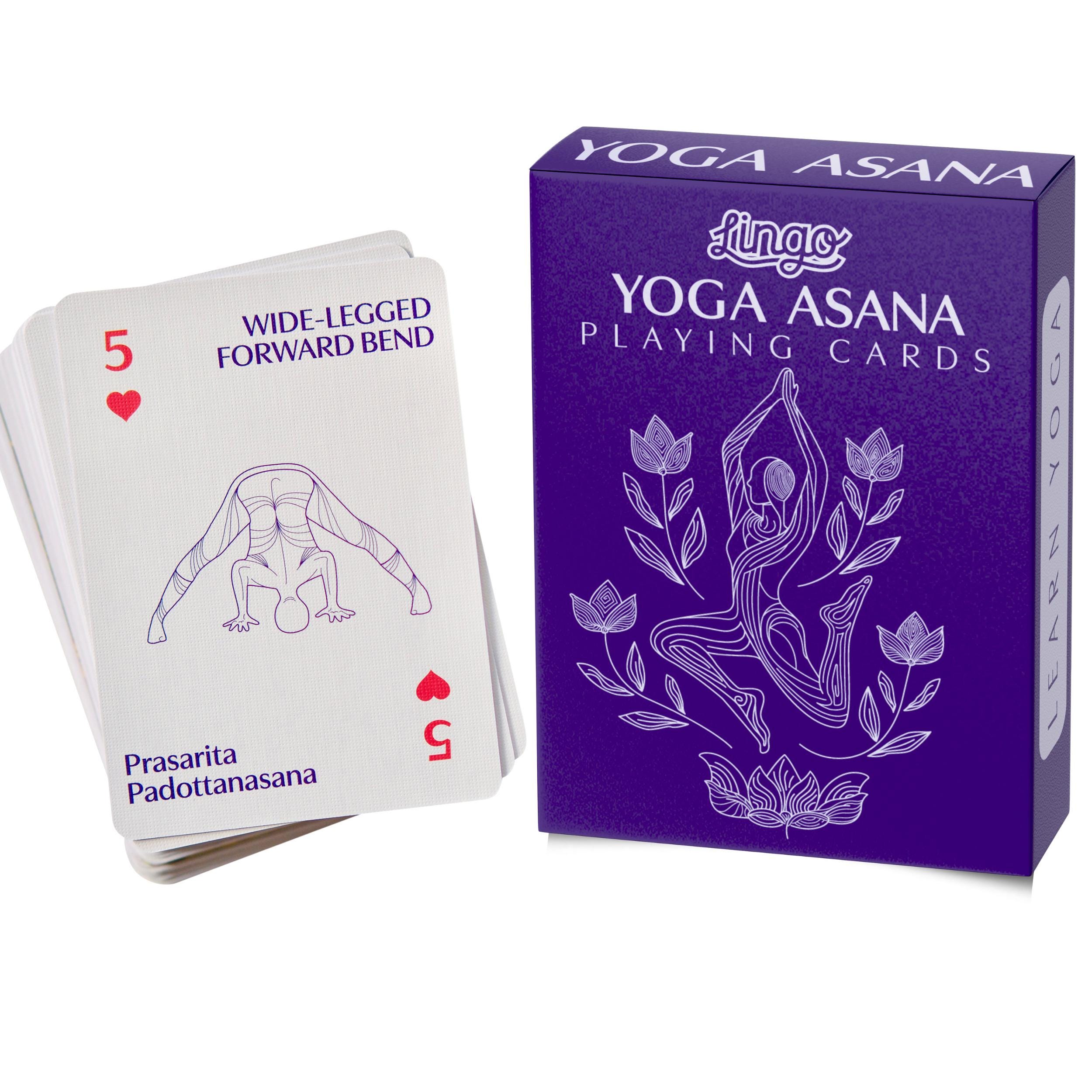 Lingo Yoga Asana Playing Cards – Yoga Flow With 52 Poses \u0026 2 Mantras - Etsy  New Zealand, image size:2500x2500