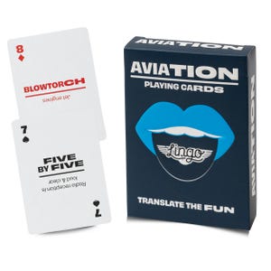 Luftfahrt Lingo Spielkarten