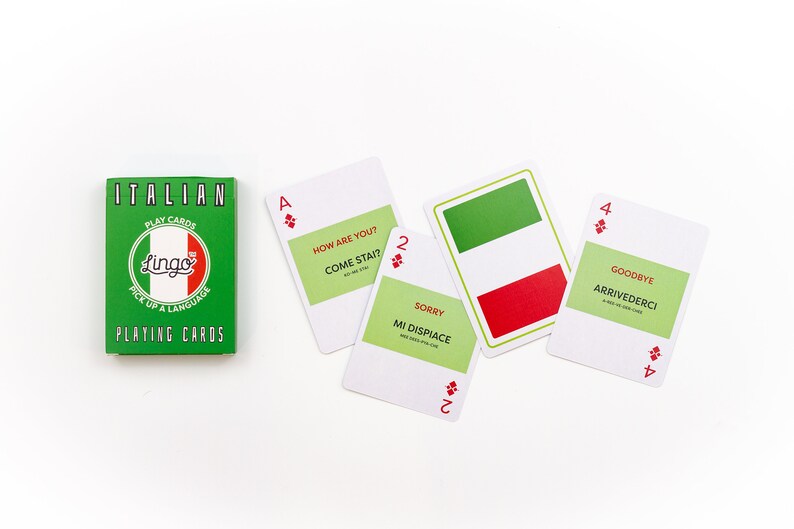 Italian Playing Cards Etsy