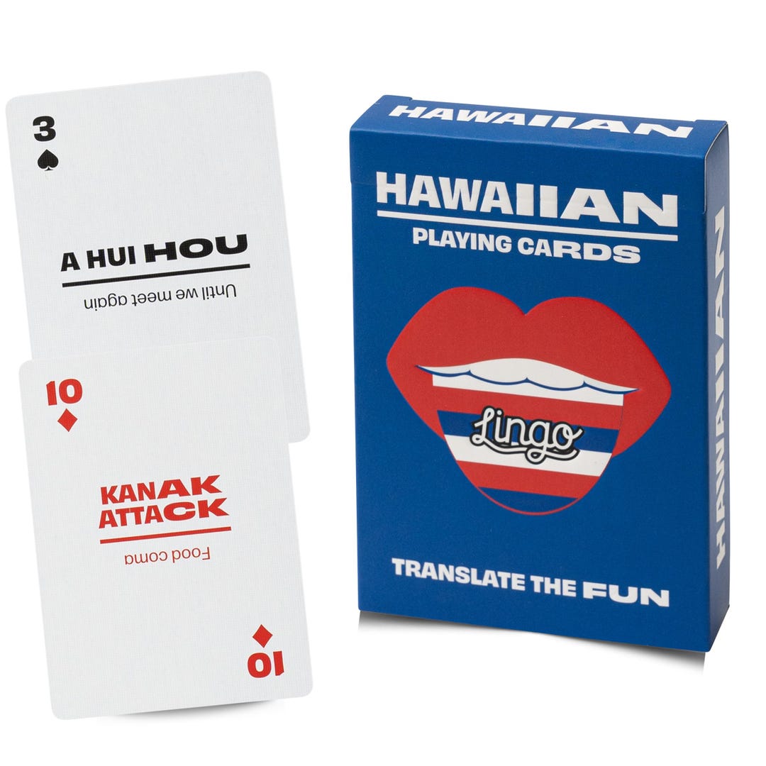 Hawaiian Slang Playing Cards – Aloha Spirit in Every Hand!