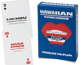 Hawaiian Slang Playing Cards – Aloha Spirit in Every Hand!