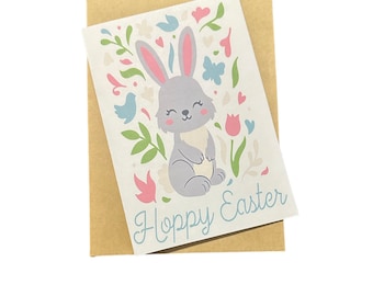 Easter Card, Holiday Card, Blank Card, Greeting Card, Easter, Easter Bunny, Happy Easter