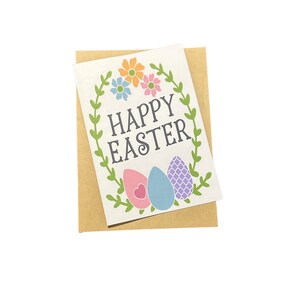 Carte de Pâques, Carte de vœux, Carte vierge, Carte de voeux, Pâques, Lapin de Pâques, Joyeuses Pâques