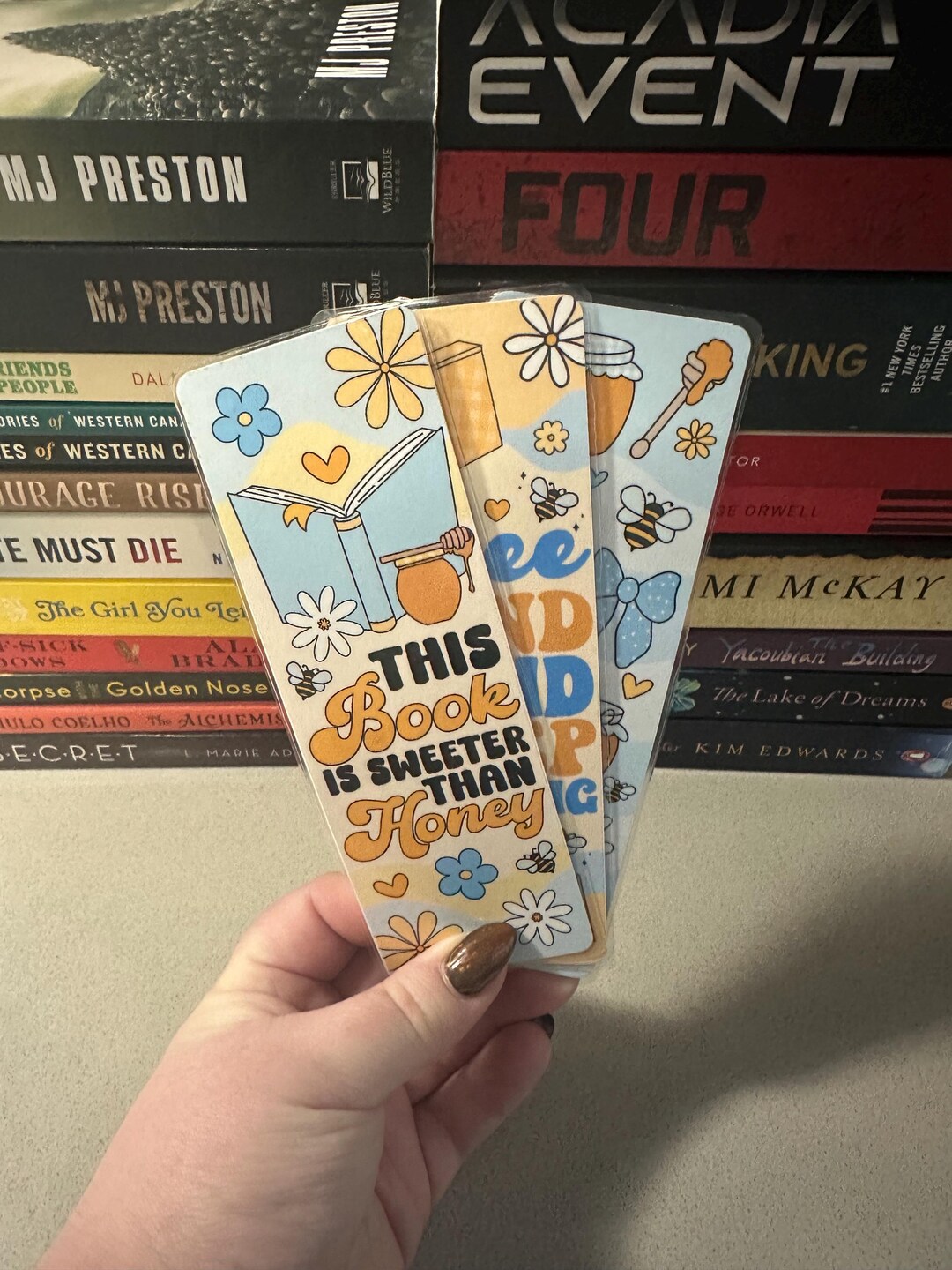 Bee Themed Bookmarks - Bookmark - Laminated Bookmark - Etsy