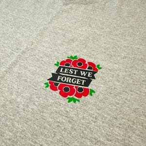 Remembrance Day T Shirt, Lest We Forget, Veterans Day, Veteran, Military