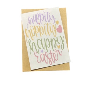Carte de Pâques, Carte de vœux, Carte vierge, Carte de voeux, Pâques, Lapin de Pâques, Joyeuses Pâques