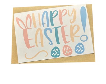 Easter Card, Holiday Card, Blank Card, Greeting Card, Easter, Easter Bunny, Happy Easter