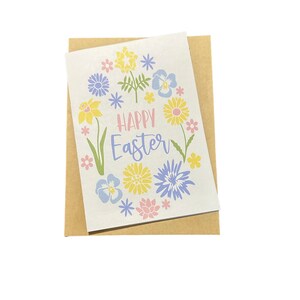 Carte de Pâques, Carte de vœux, Carte vierge, Carte de voeux, Pâques, Lapin de Pâques, Joyeuses Pâques