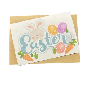 Carte de Pâques, Carte de vœux, Carte vierge, Carte de voeux, Pâques, Lapin de Pâques, Joyeuses Pâques