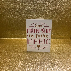 Friendship Card, Relationships, Best Friends, Friendship, Card for Friends, Printed Card, Blank Card, Greeting Card