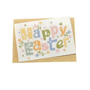 Carte de Pâques, Carte de vœux, Carte vierge, Carte de voeux, Pâques, Lapin de Pâques, Joyeuses Pâques