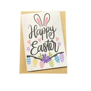 Carte de Pâques, Carte de vœux, Carte vierge, Carte de voeux, Pâques, Lapin de Pâques, Joyeuses Pâques