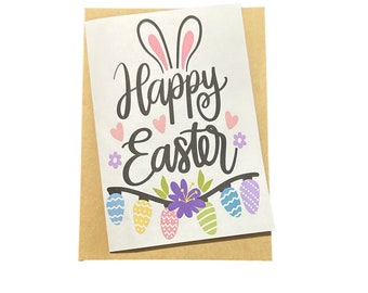 Easter Card, Holiday Card, Blank Card, Greeting Card, Easter, Easter Bunny, Happy Easter