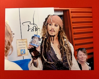 JOHNNY DEPP - Authentic Hand-Signed Photo Autograph With CoA