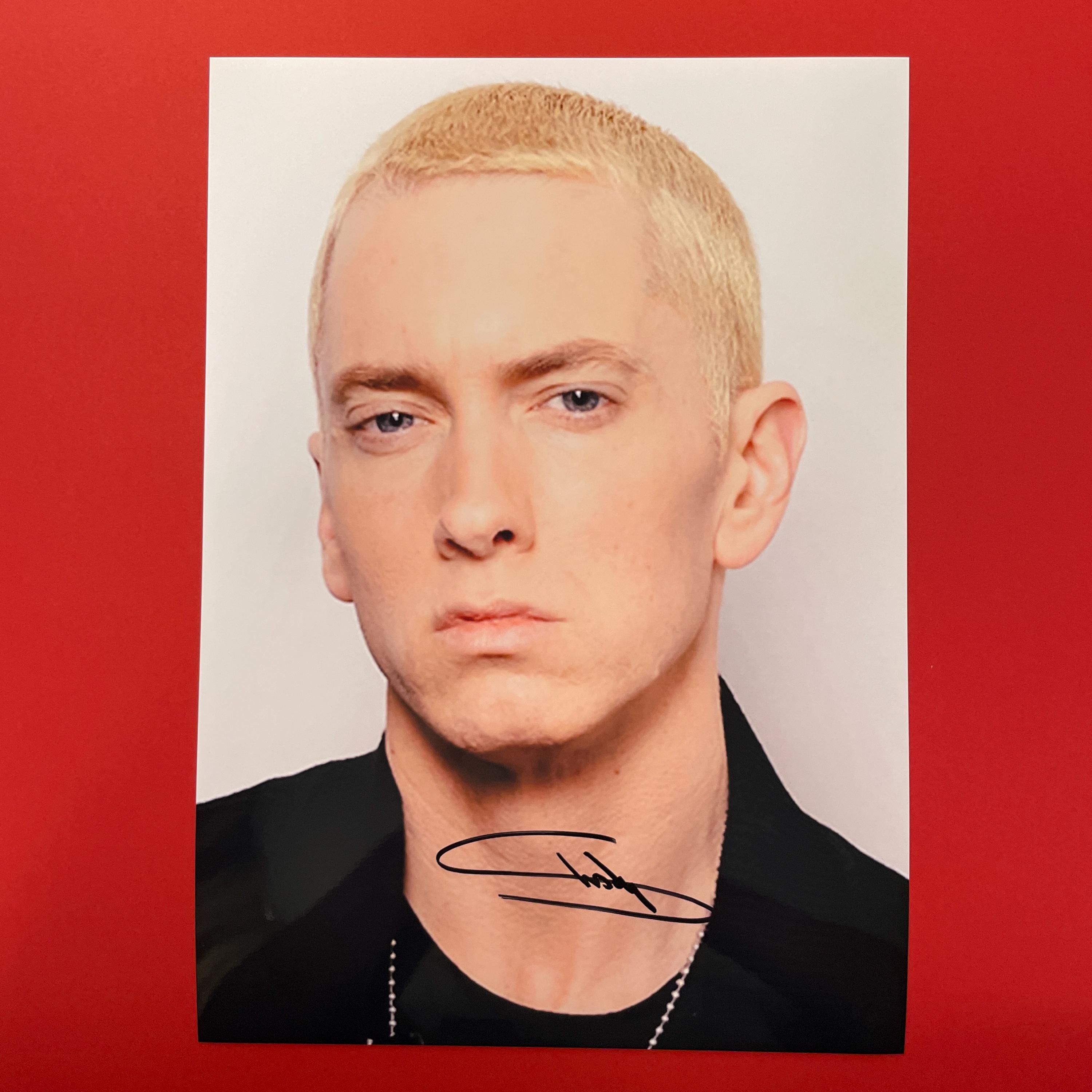 EMINEM - Authentic Hand-signed Photo Autograph With Coa - Etsy