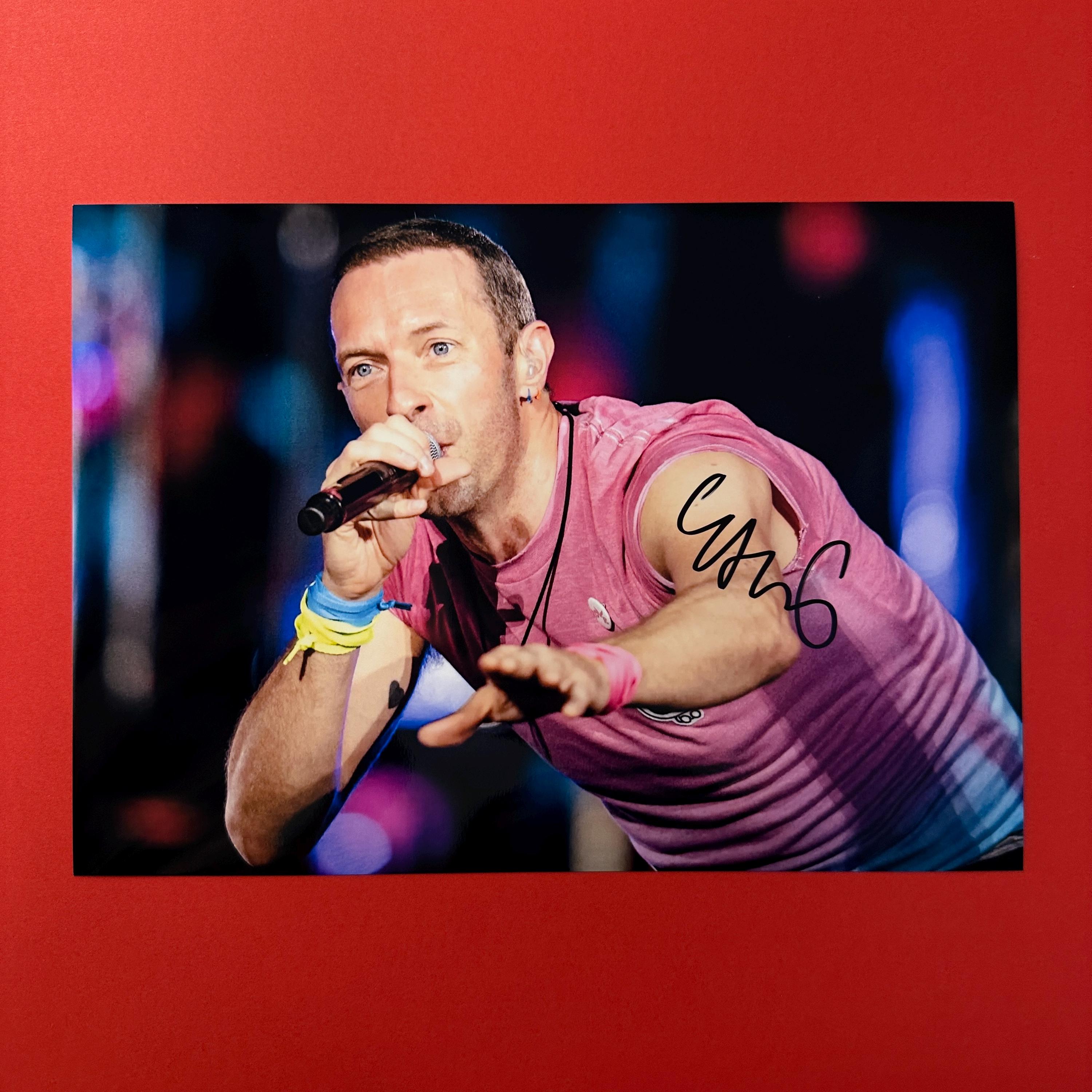 激安通販 Chris martin autograph - Etsy 日本 ミュージシャン