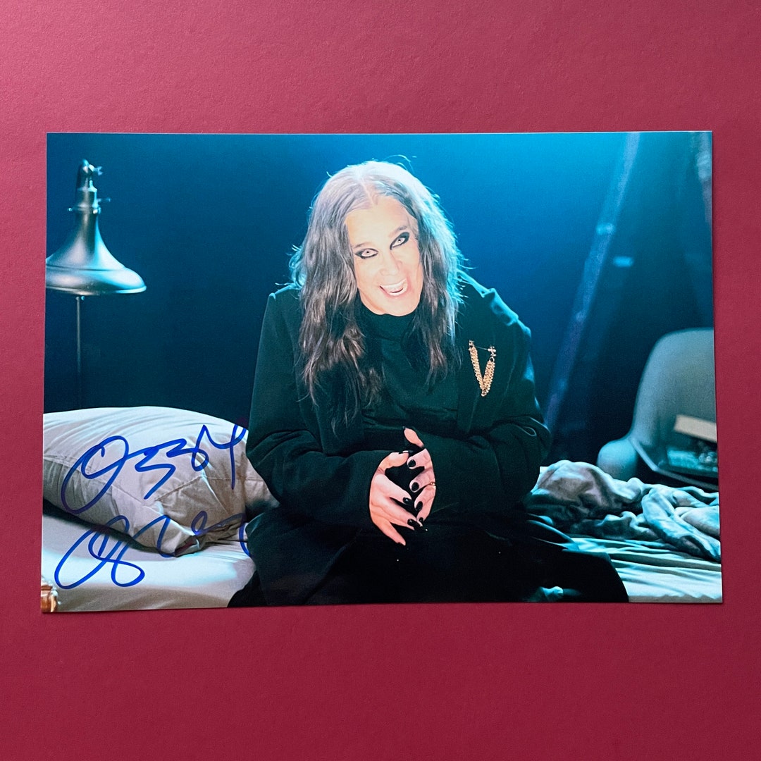 ozzy osbourne authentic autograph