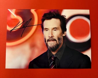 キアヌ・リーブス「ジョン・ウィック」直筆サイン入りカスタムフレーム