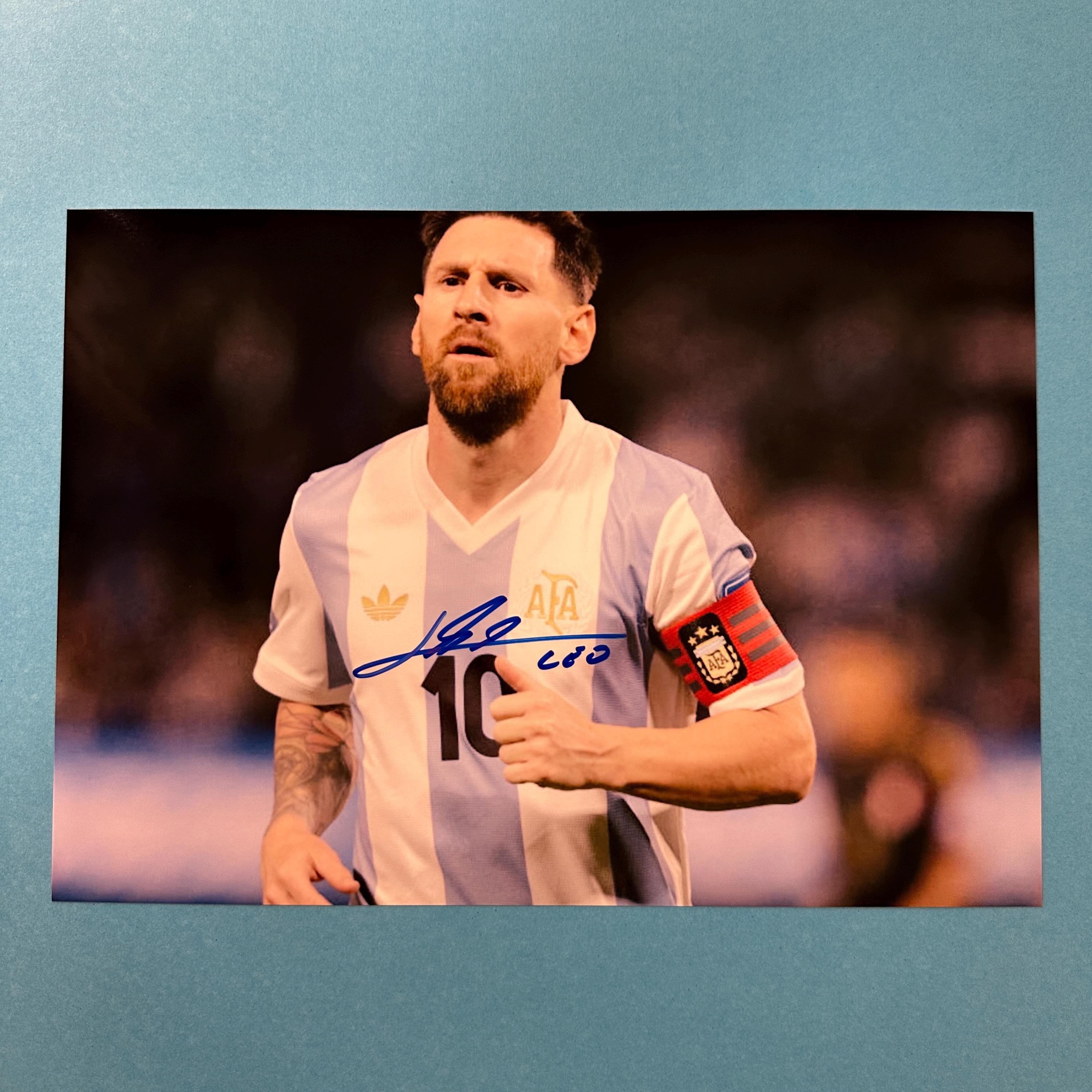 LIONEL MESSI - Authentic Hand-Signed Photo Autograph With CoA