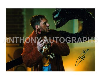 TOM HARDY / VENOM - Authentic Hand-Signed Photo Autograph With CoA