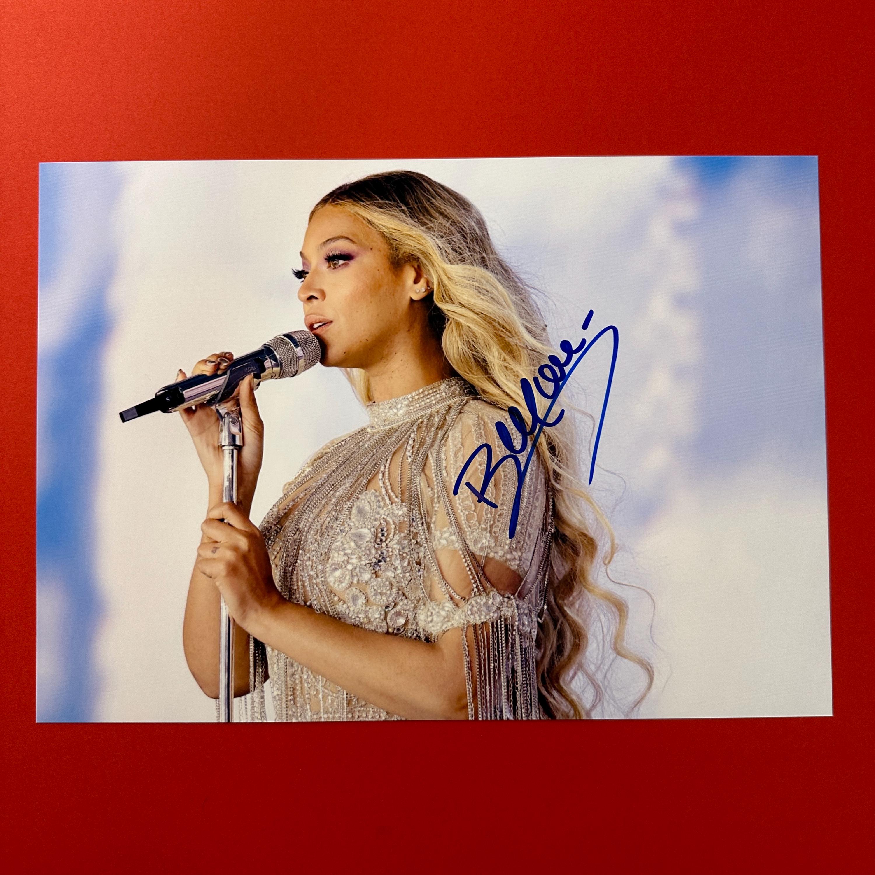 BEYONCE - 本物の直筆サイン入り写真サイン、COA付き - Etsy 日本