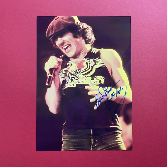 レアacdc 直筆サインac/dc