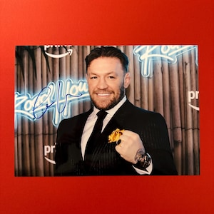 CONOR MCGREGOR - Authentic Hand-Signed Photo Autograph With CoA