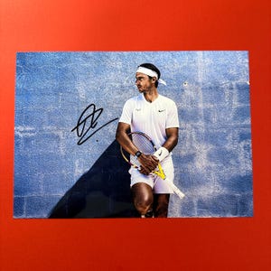 ラファエル・ナダル - 本物の直筆サイン入り写真サイン、COA付き