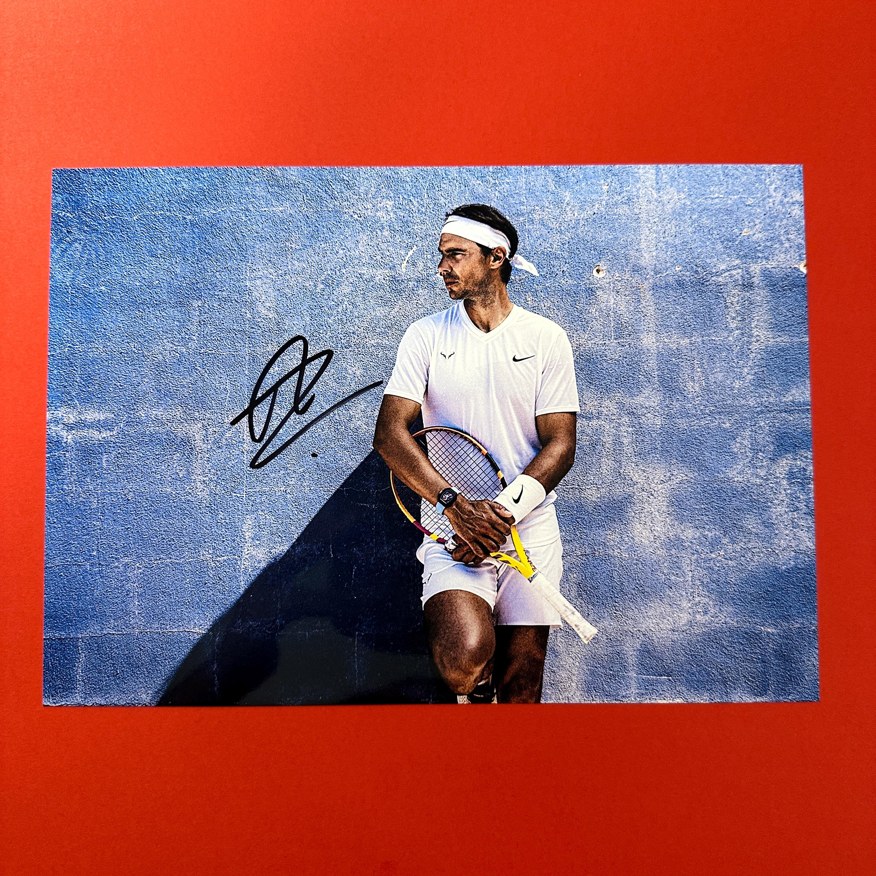 ラファエル・ナダル - 本物の直筆サイン入り写真サイン、COA付き