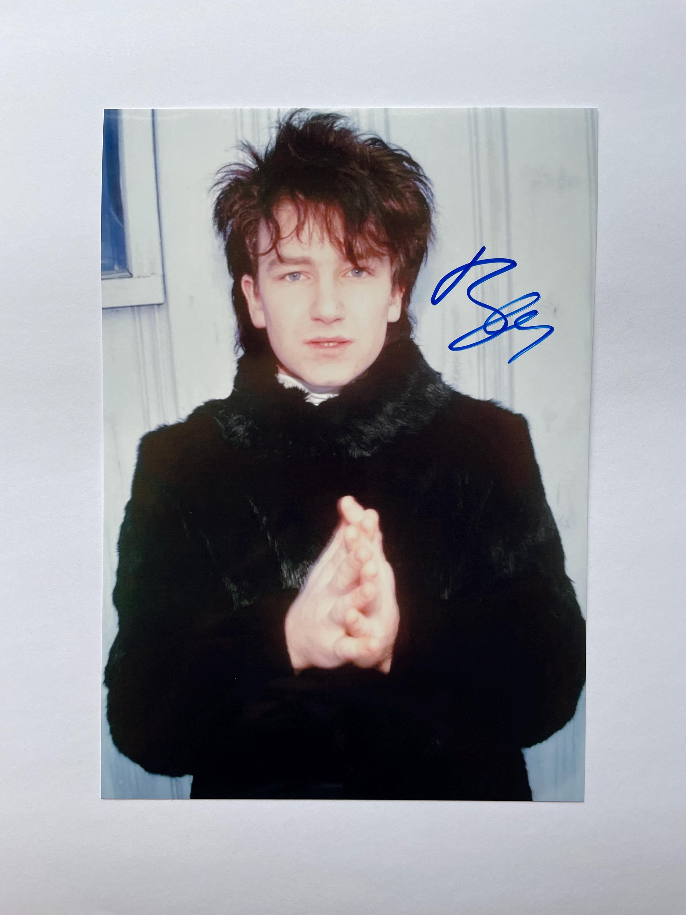 BONO / U2 - Authentic Hand-signed Photo Autograph With Coa - Etsy