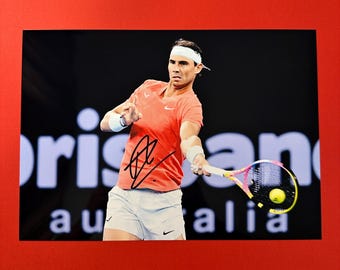 ラファエル・ナダル - 本物の直筆サイン入り写真サイン、COA付き