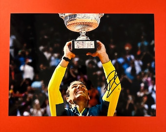 ロジャー・フェデラー & ラファエル・ナダル サイン入り写真 本物証明書付き ロジャー・フェデラー & ラファエル・ナダル サイン入り写真 本物証明