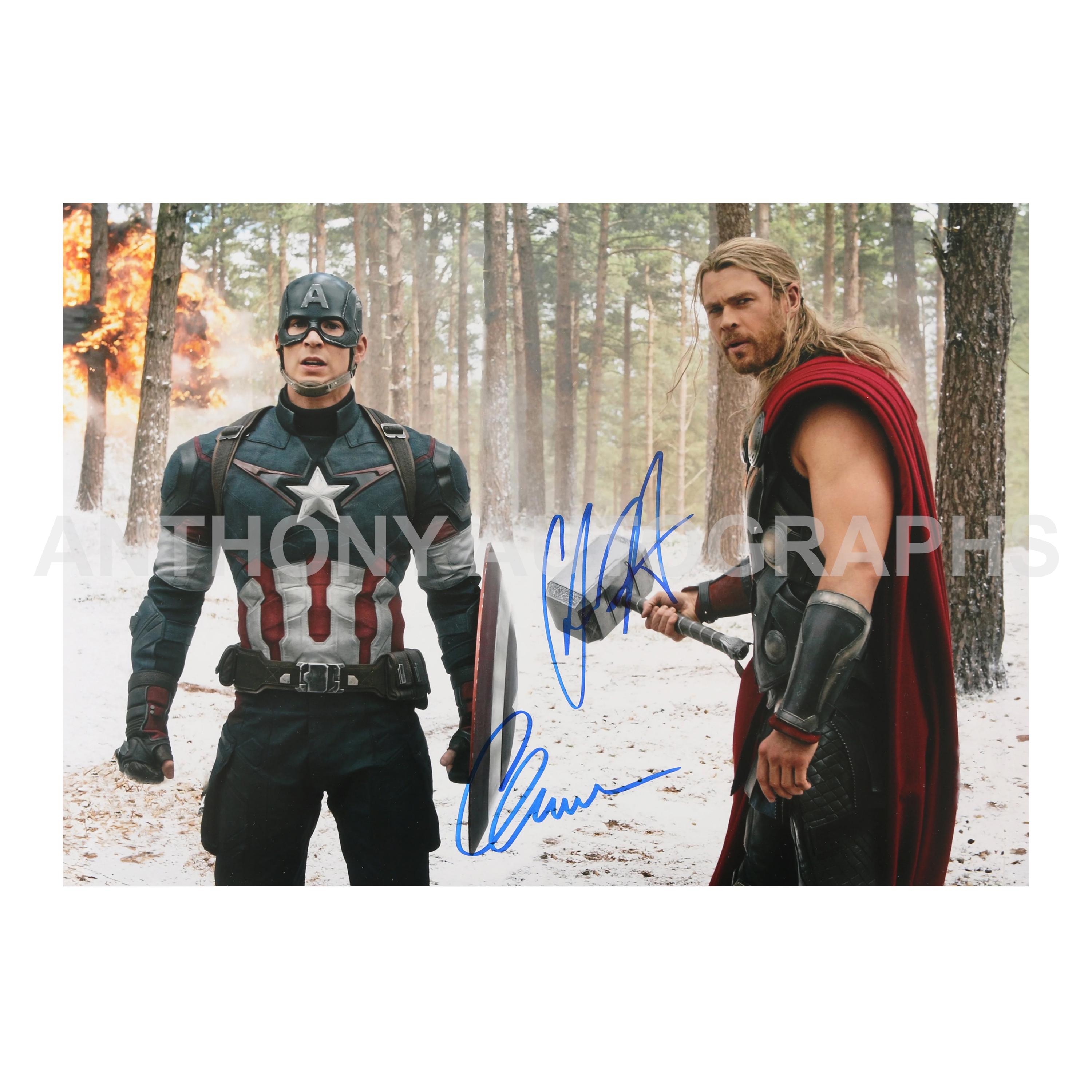 Chris evans signed - Etsy 日本