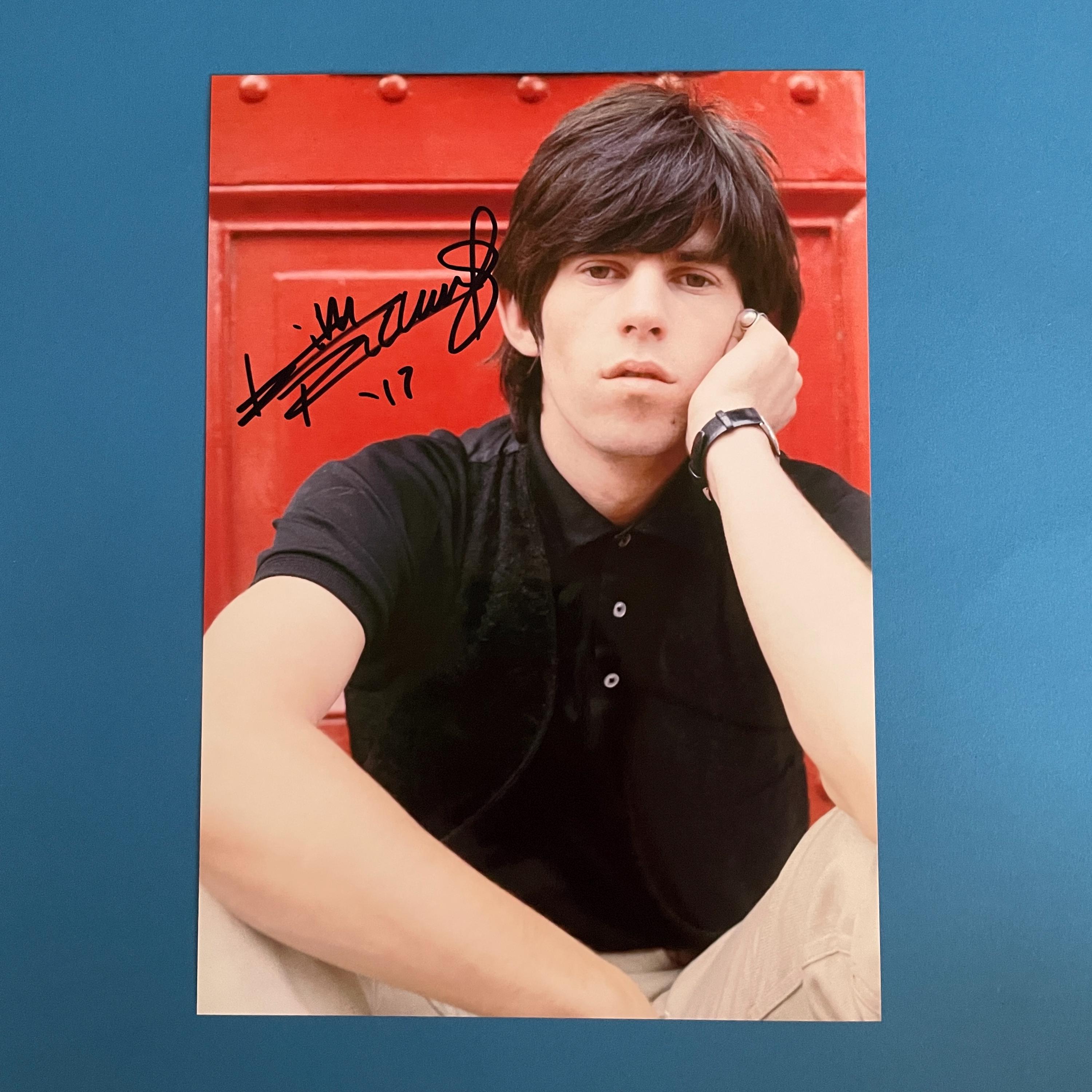KEITH RICHARDS / The Rolling Stones - Authentic Hand-Signed Photo Autograph With CoA