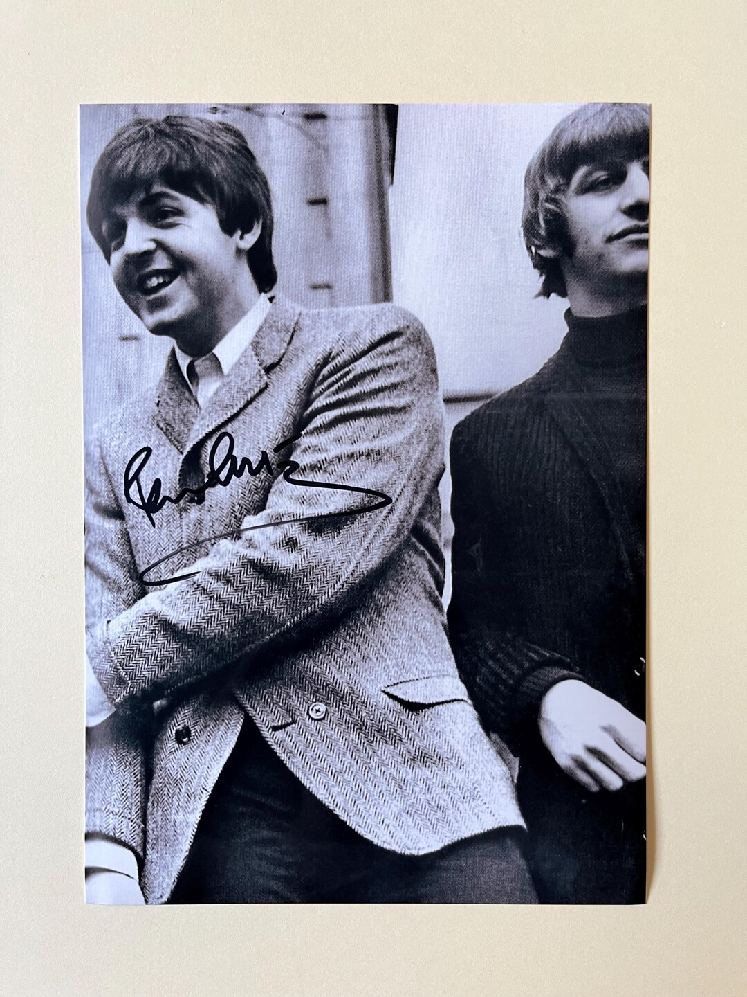 ハリウッド ポール・マッカートニー 直筆サイン入り フォト 写真 ポール・マッカートニー / ザ・ビートルズ - 本物の直筆サイン