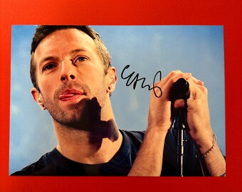 CHRIS MARTIN / COLDPLAY - Authentic Hand-signed Photo Autograph With ...
