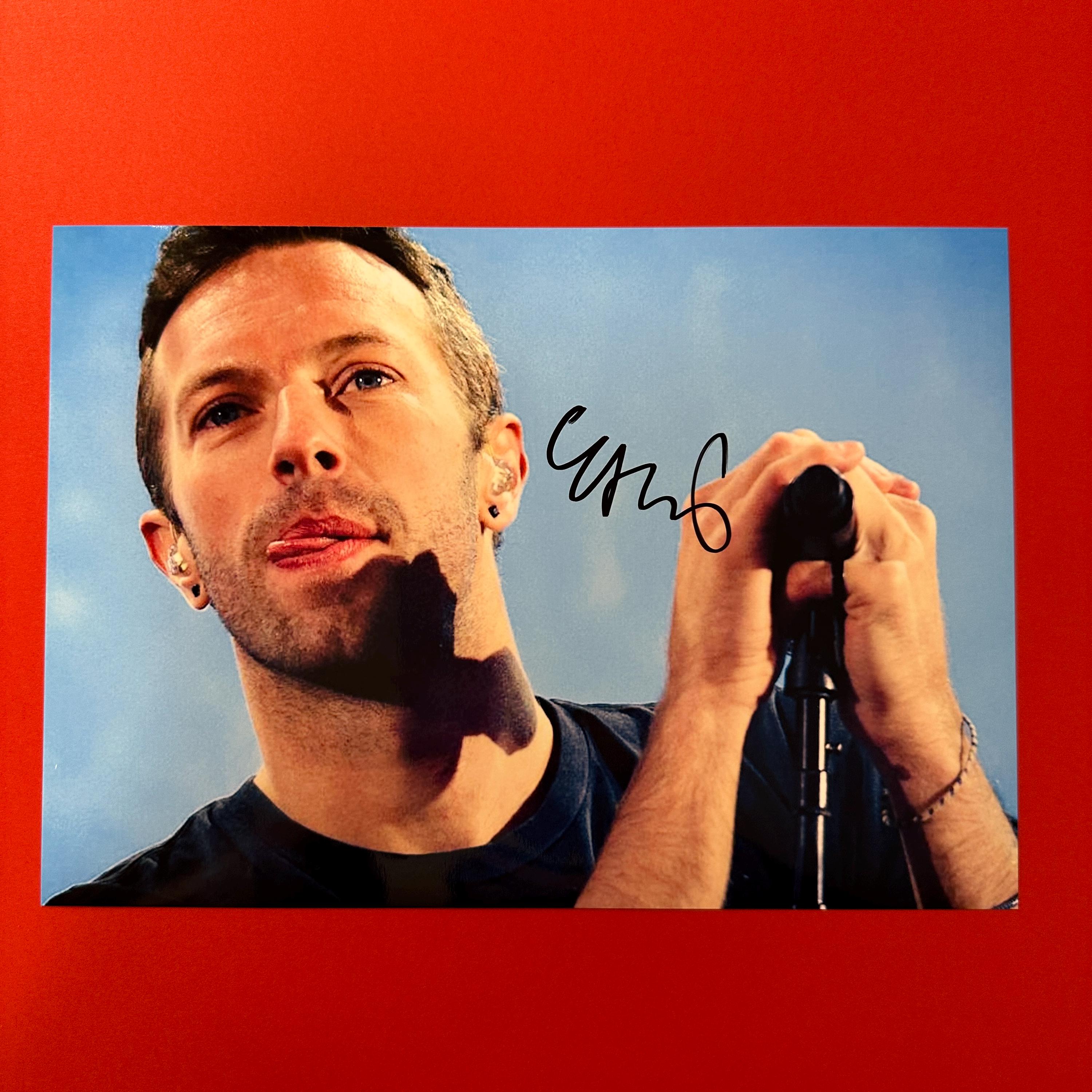 Chris martin autograph - Etsy 日本