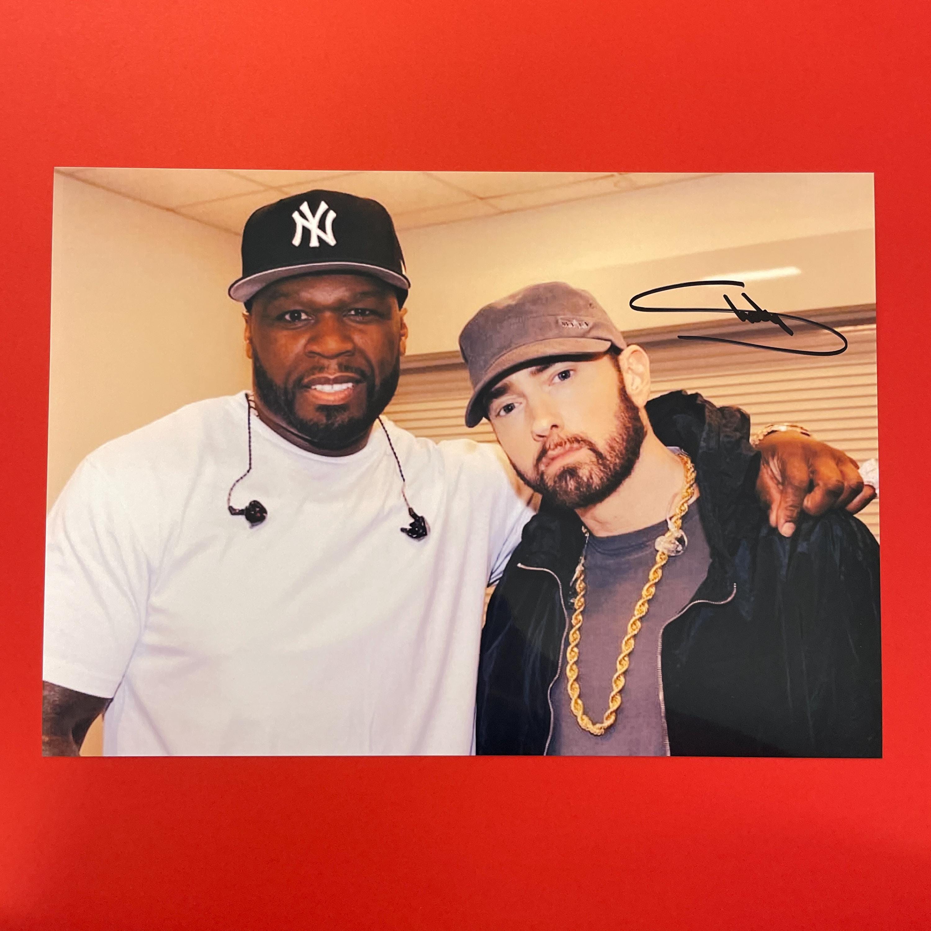 EMINEM - Authentieke handgesigneerde foto met handtekening - Etsy België