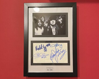 Ac Dc Signed - Etsy