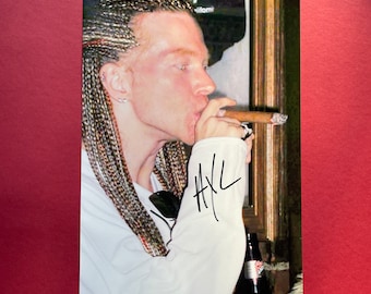 AXL ROSE / Guns'N'Roses - Autentyczny, ręcznie podpisany autograf ze zdjęciem i certyfikatem