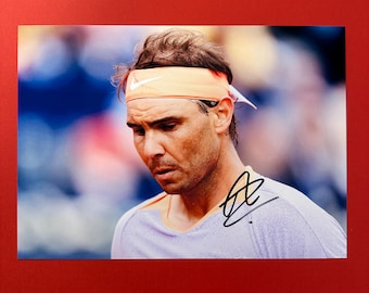 ラファエル・ナダル - 本物の直筆サイン入り写真サイン、COA付き