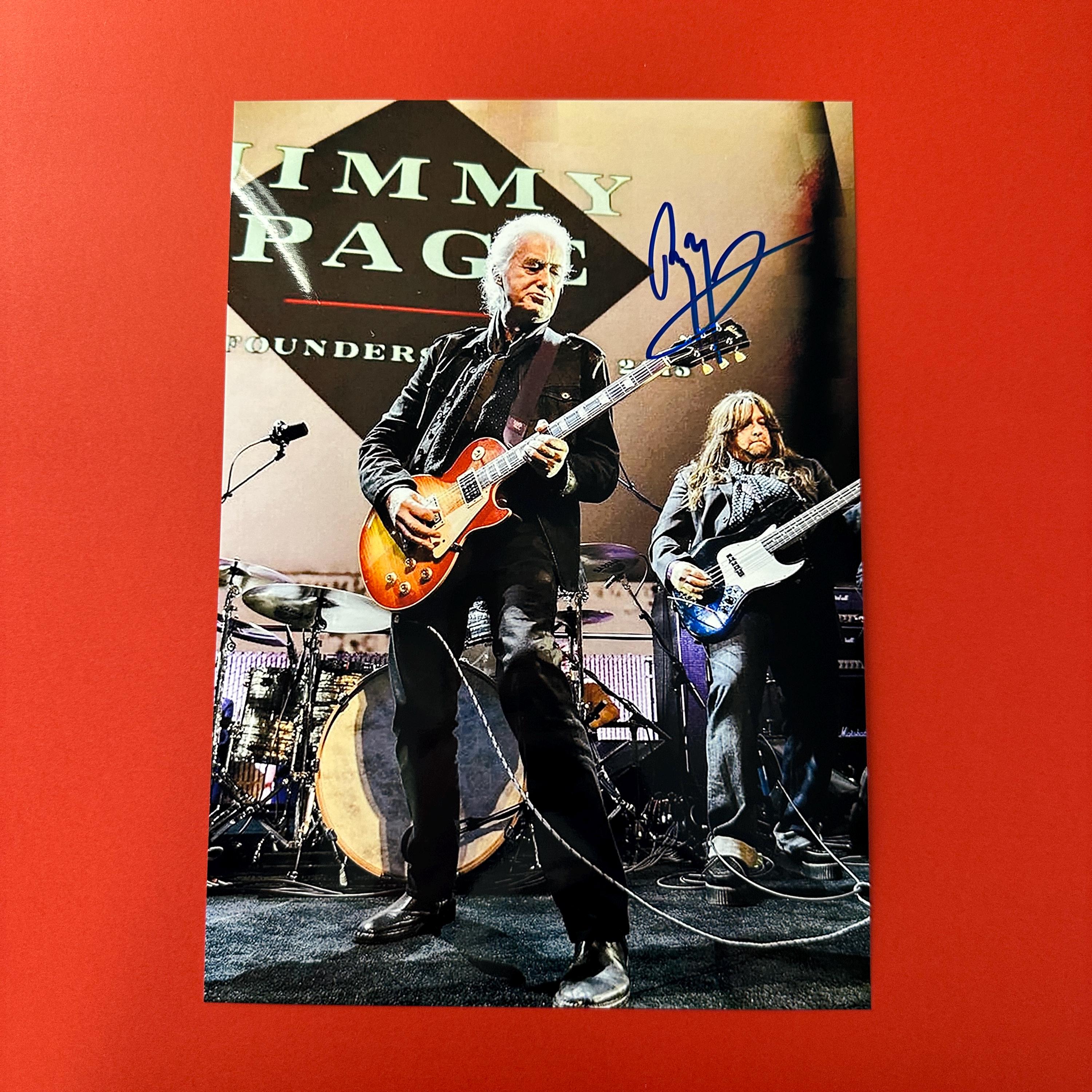 JIMMY PAGE / Led Zeppelin - Authentic Hand-signed Photo Autograph