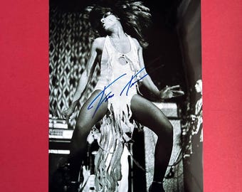 TINA TURNER - Authentic Hand-Signed Photo Autograph With CoA