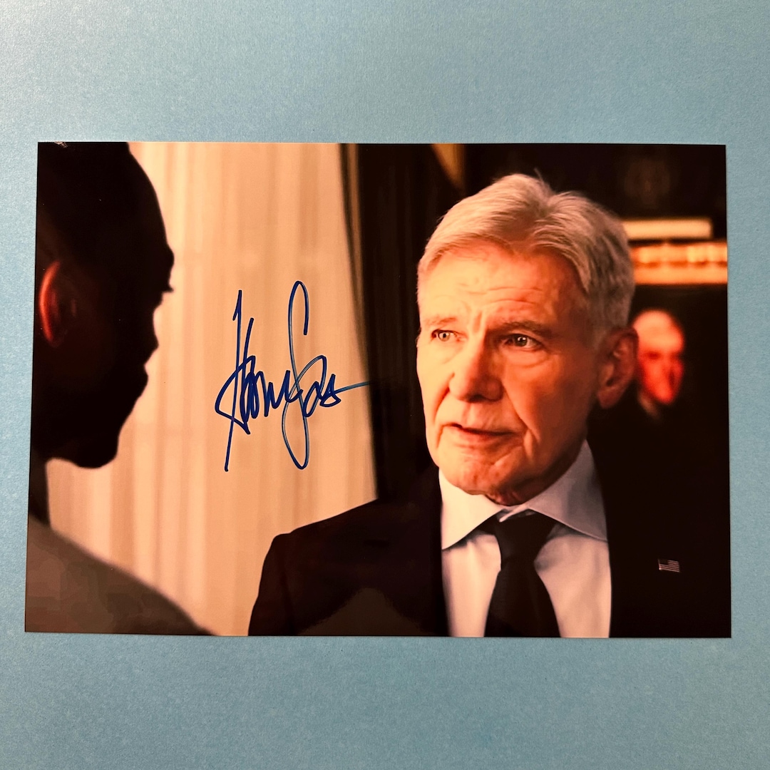 ハリソン・フォード - 本物の直筆サイン入り写真サイン、COA付き