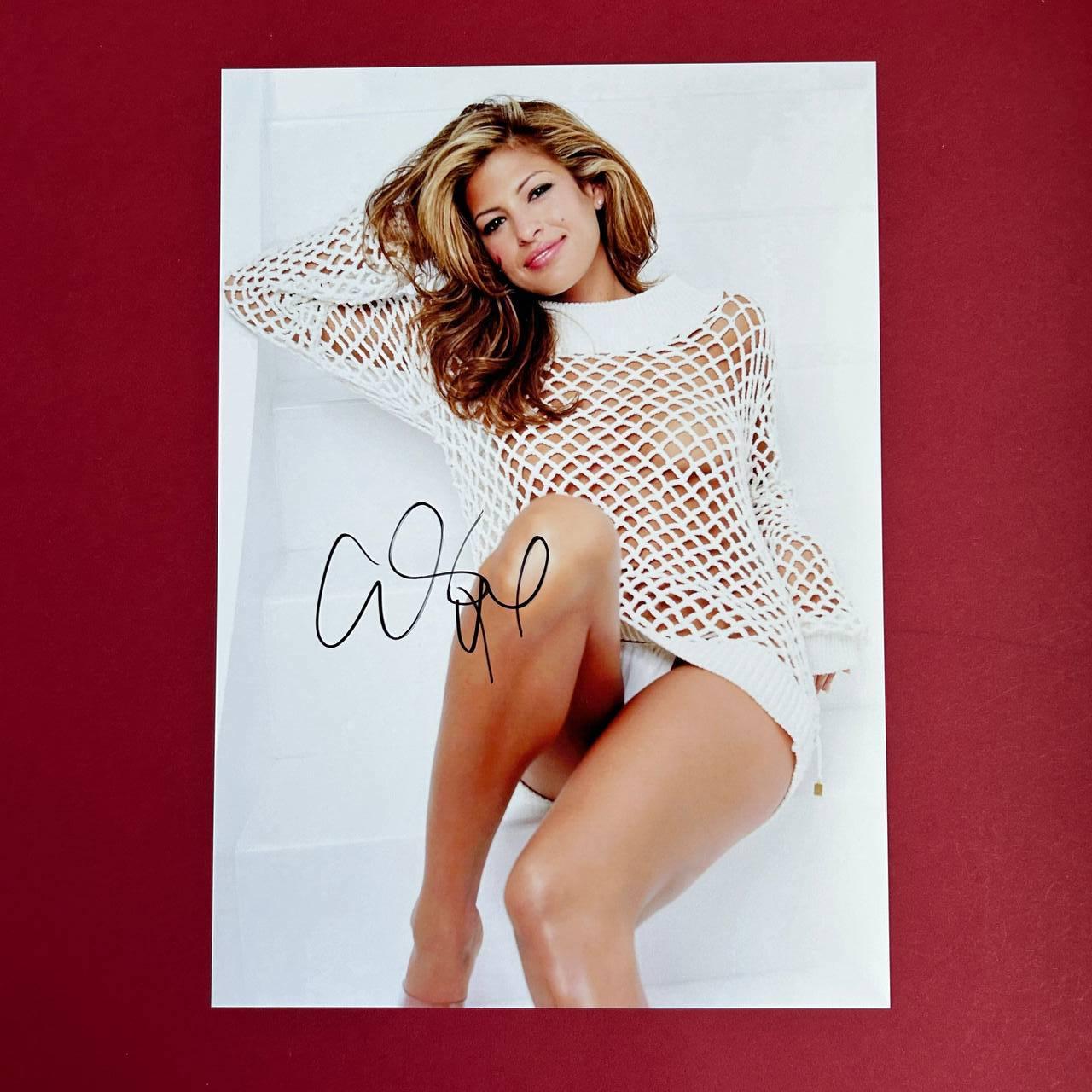 EVA MENDES - Authentic Hand-Signed Photo Autograph With CoA
