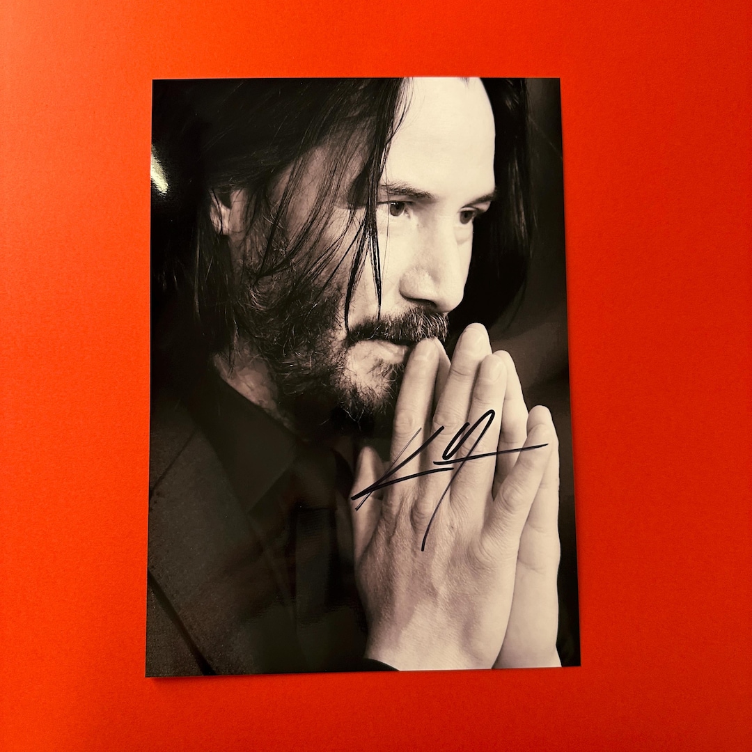 KEANU REEVES - Authentic Hand-signed Photo Autograph With Coa - Etsy
