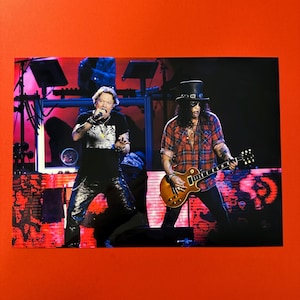 AXL ROSE / Guns&#39;N&#39;Roses - Authentic Hand-Signed Photo Autograph With CoA