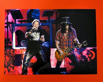 AXL ROSE / Guns'N'Roses - Authentic Hand-Signed Photo Autograph With CoA